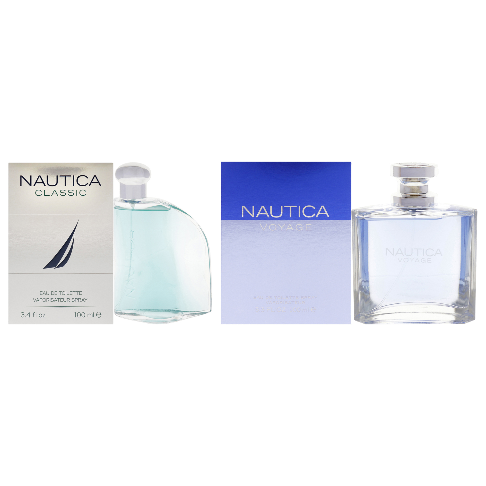 Nautica Classic Voyage Kit Pc Kit 34oz Edt Spray 33oz Edt Spray